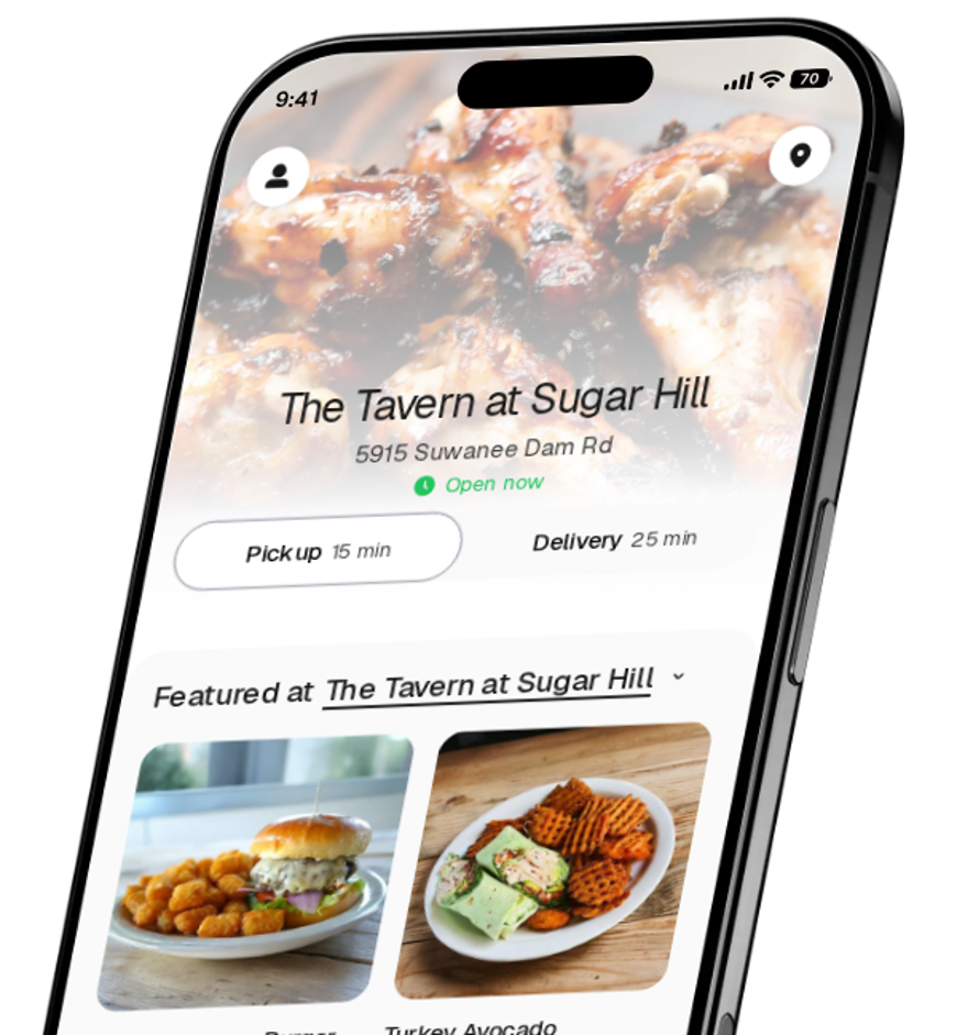 The Tavern at Sugar Hill app preview