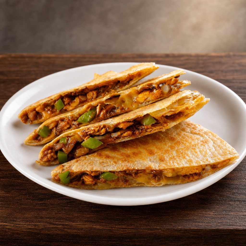 Crispy Buttery Quesadilla.