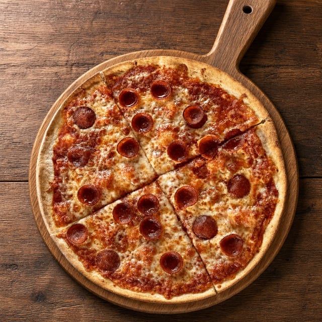 Tavern Pepperoni Pizza.