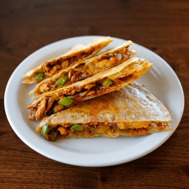Crispy Buttery Quesadilla.