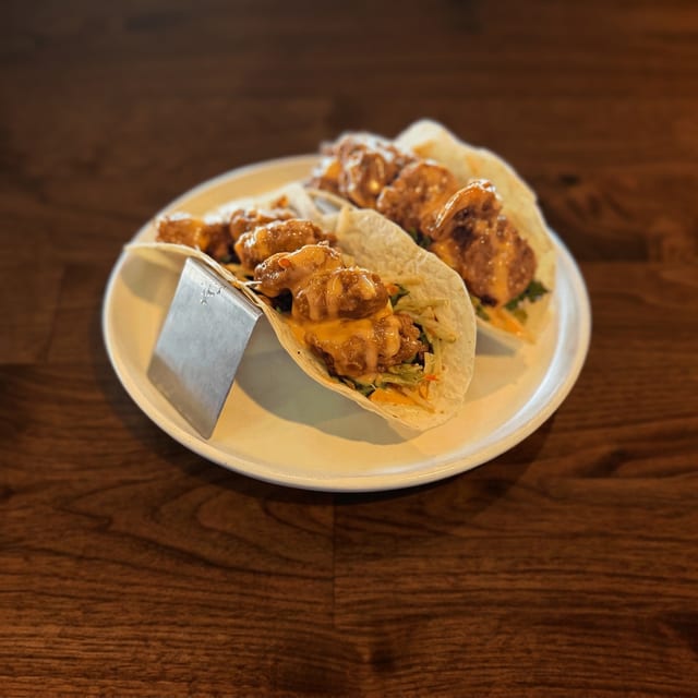 Steven's Bang Bang Tacos.